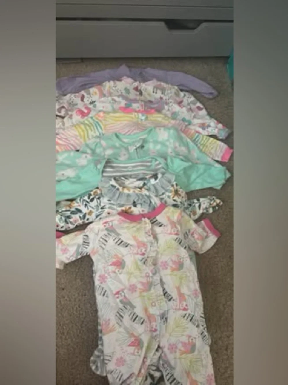 3-6 month baby girl clothing lot